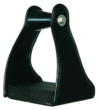 Circle Y EBS Leather Covered Trail Stirrup 5 Brown