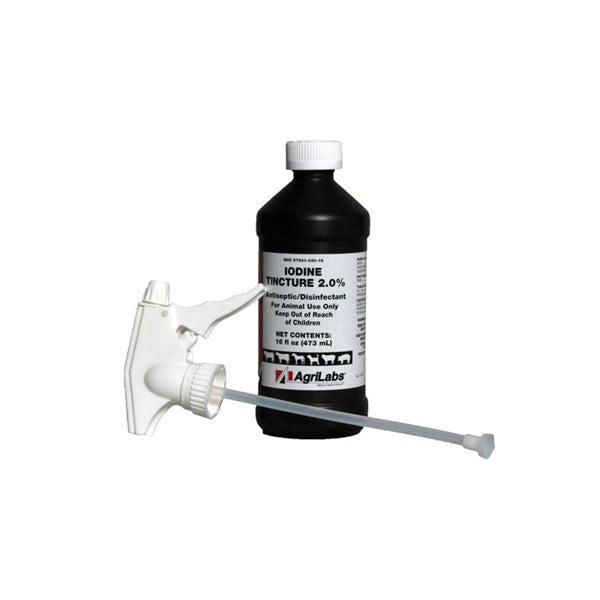 Agrilabs Iodine Tincture 2 percent Pint