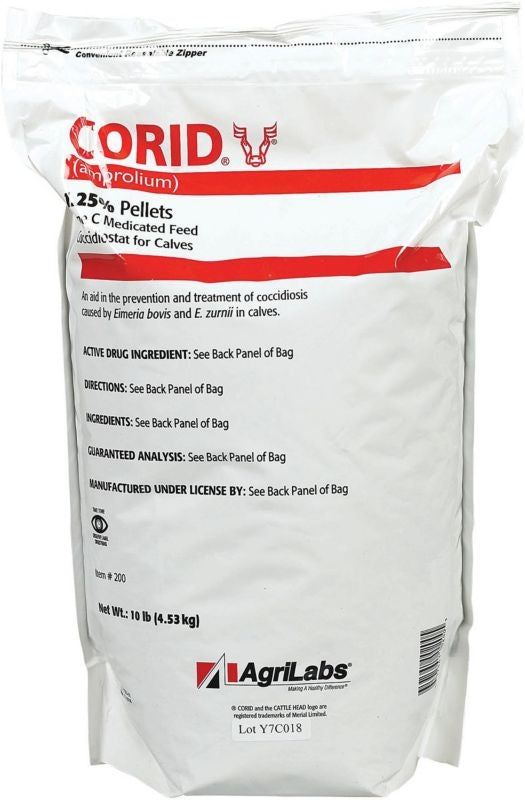 Agrilabs Corid 1.25percentPellets 10 Lb