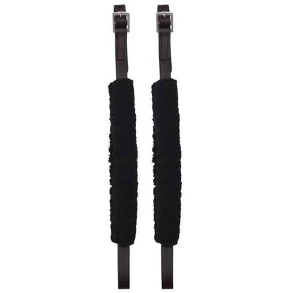 Tucker Stirrup Leathers with Buckle 54 Black