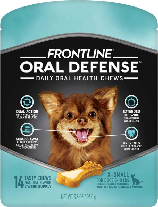Frontline Oral Defense Daily Oral Health Chews - F