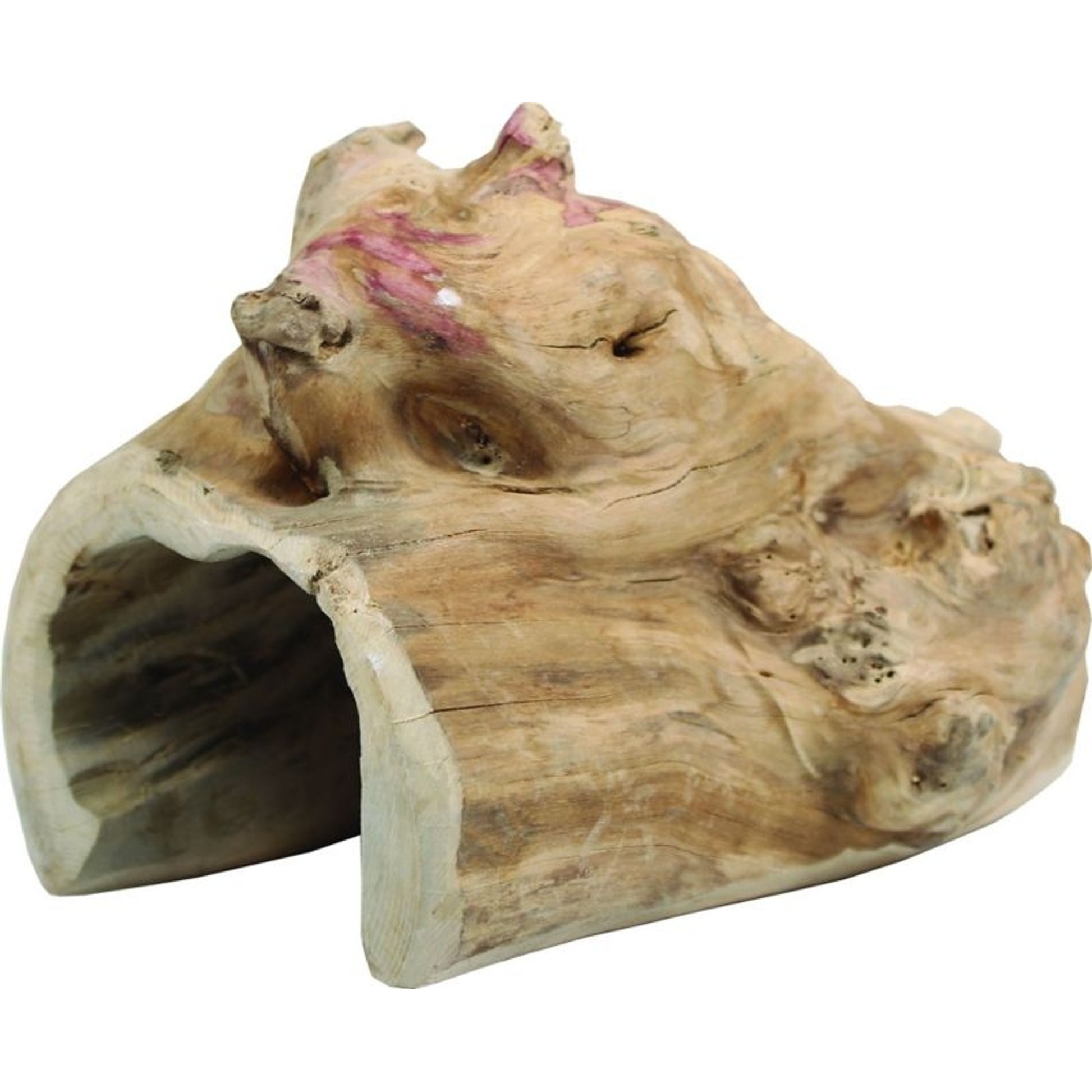 Java Wood Reptile Hideout Small Natural