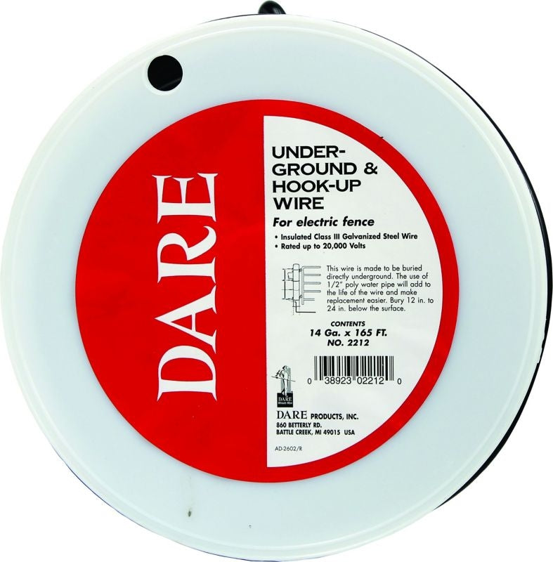 Electric Fence Underground/HookUp Wire 14G/165Ft