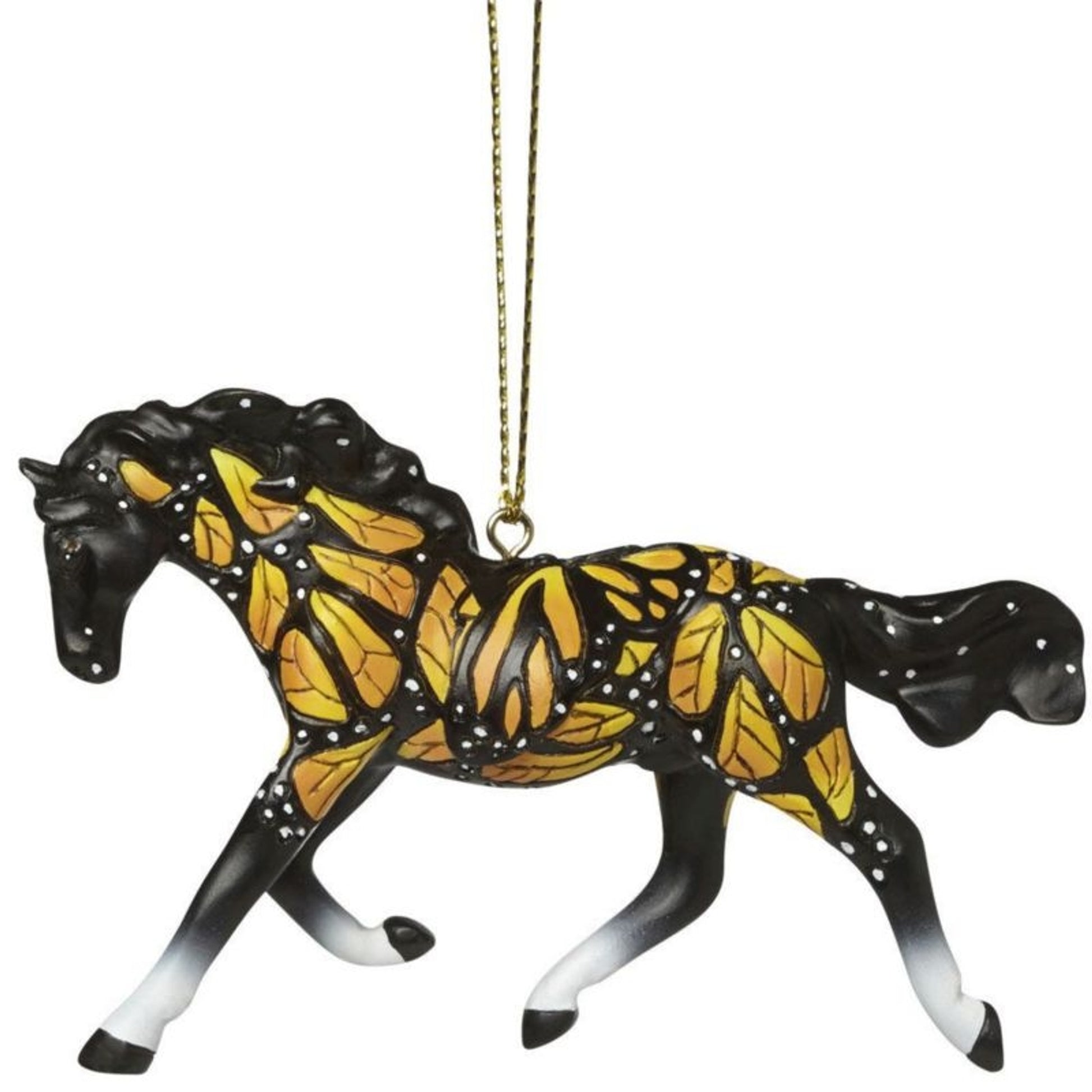 Painted Ponies Butterflies Run Free Ornament 2.5