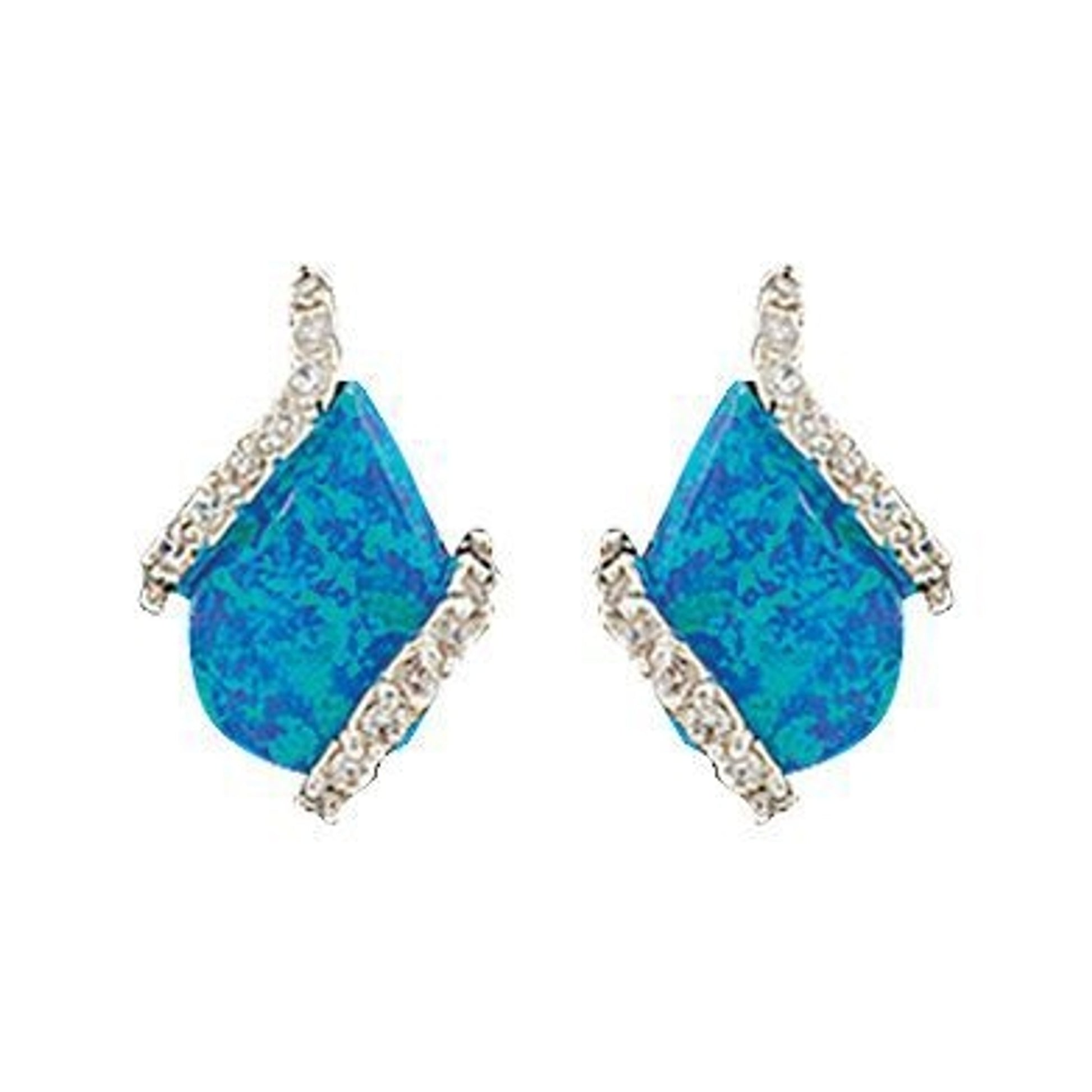 River Lights Twin Paths Earrings Silver-Tone