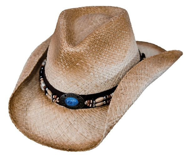 Outback Trading Ladies Socorro Straw Hat L/XL Tea