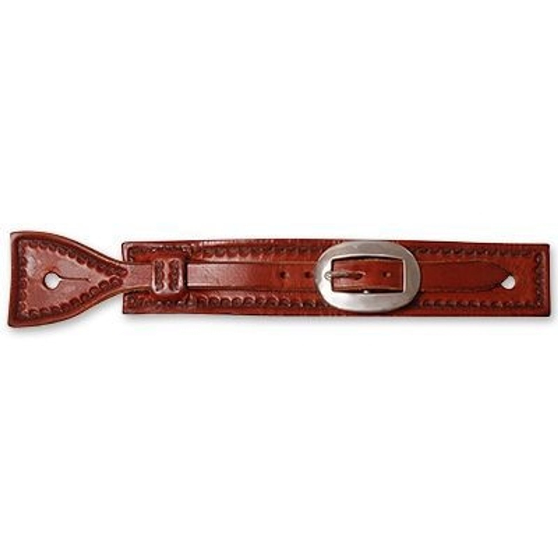 Martin Western Square Slide Spur Strap Chestnut