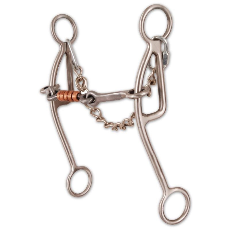 ClassicEquine Les Vogt 7 1/2 Shank Dogbone Gag Bit