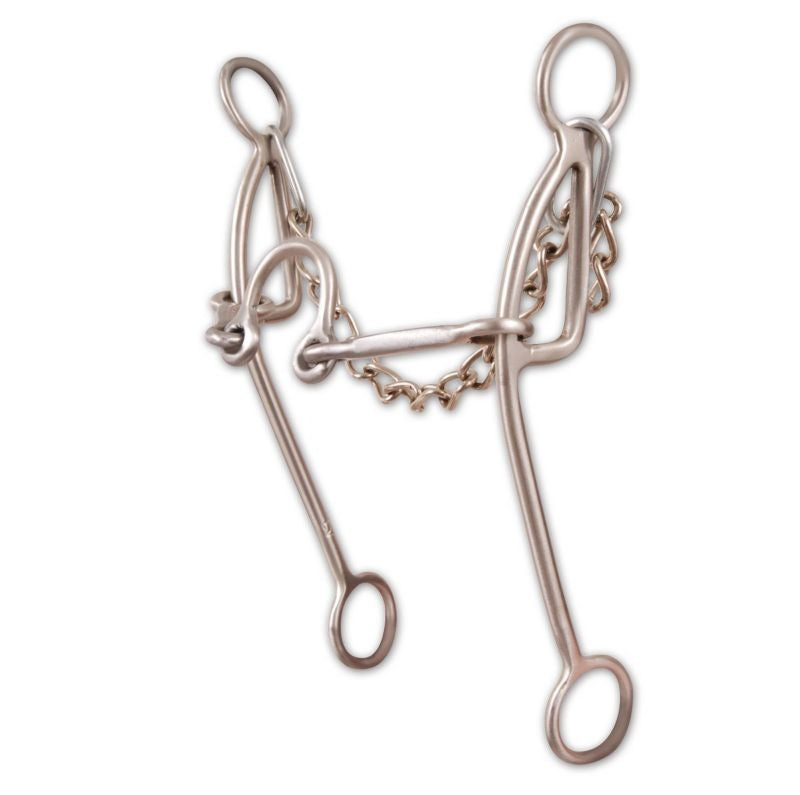Classic Equine Les Vogt 8 1/2 Shank Ported Gag Bit
