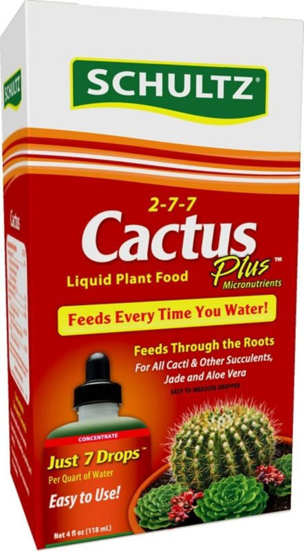 Cactus Plus Liquid Plant Food 2-7-7 4 oz