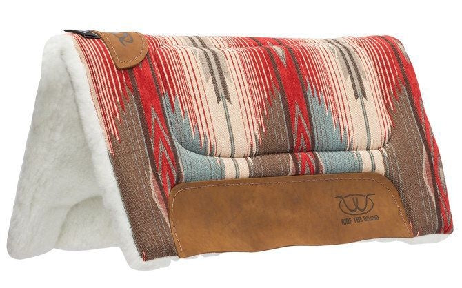 Weaver AP 22X23 Pony Saddle Pad Red Tan