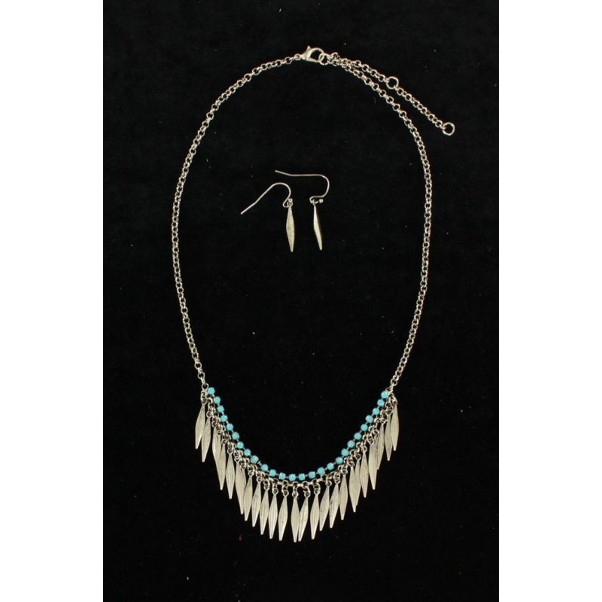 Blazin Roxx Feather Fringe Jewelry Set