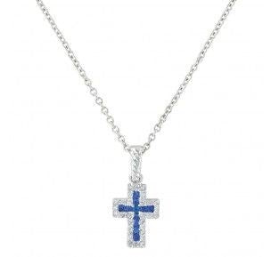 Faith Found In The River Lights Cross Necklace