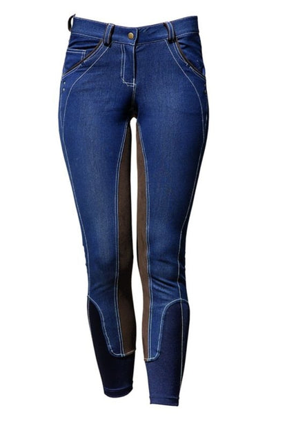 Horseware Ladies Ltd. Edition Denim Breech 34 Teal