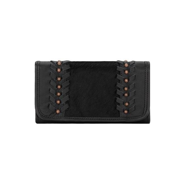 American West Cow Town Ladies Tri-Fold Wallet