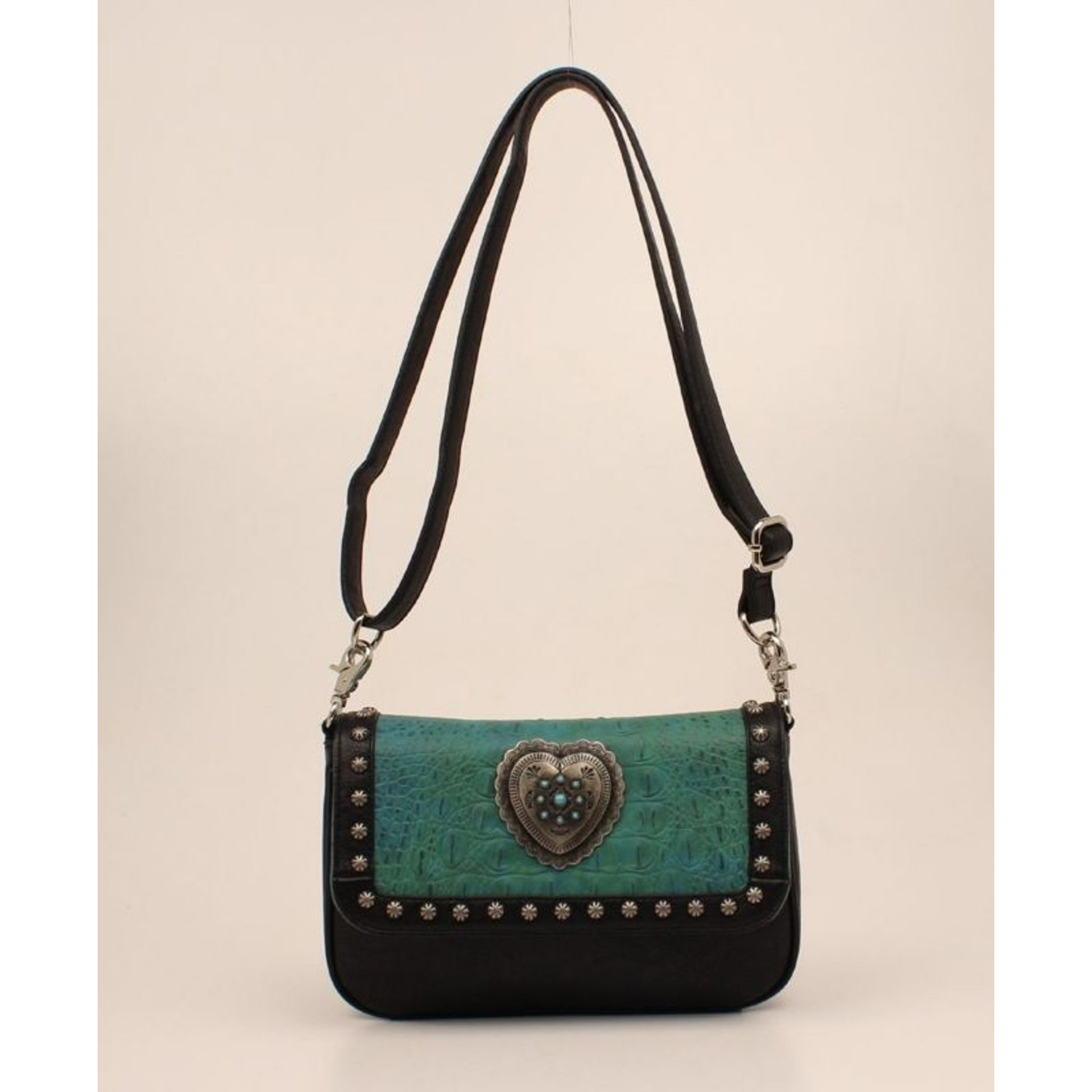 Blazin Roxx Ginger Conceal/Carry Crossbody Tur/Blk