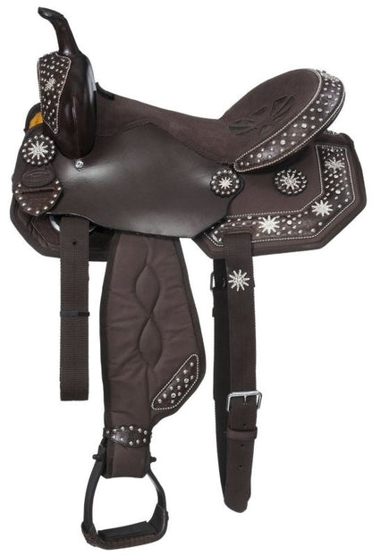 Eclipse Starlight Spur Rowel Youth Saddle 11 Black