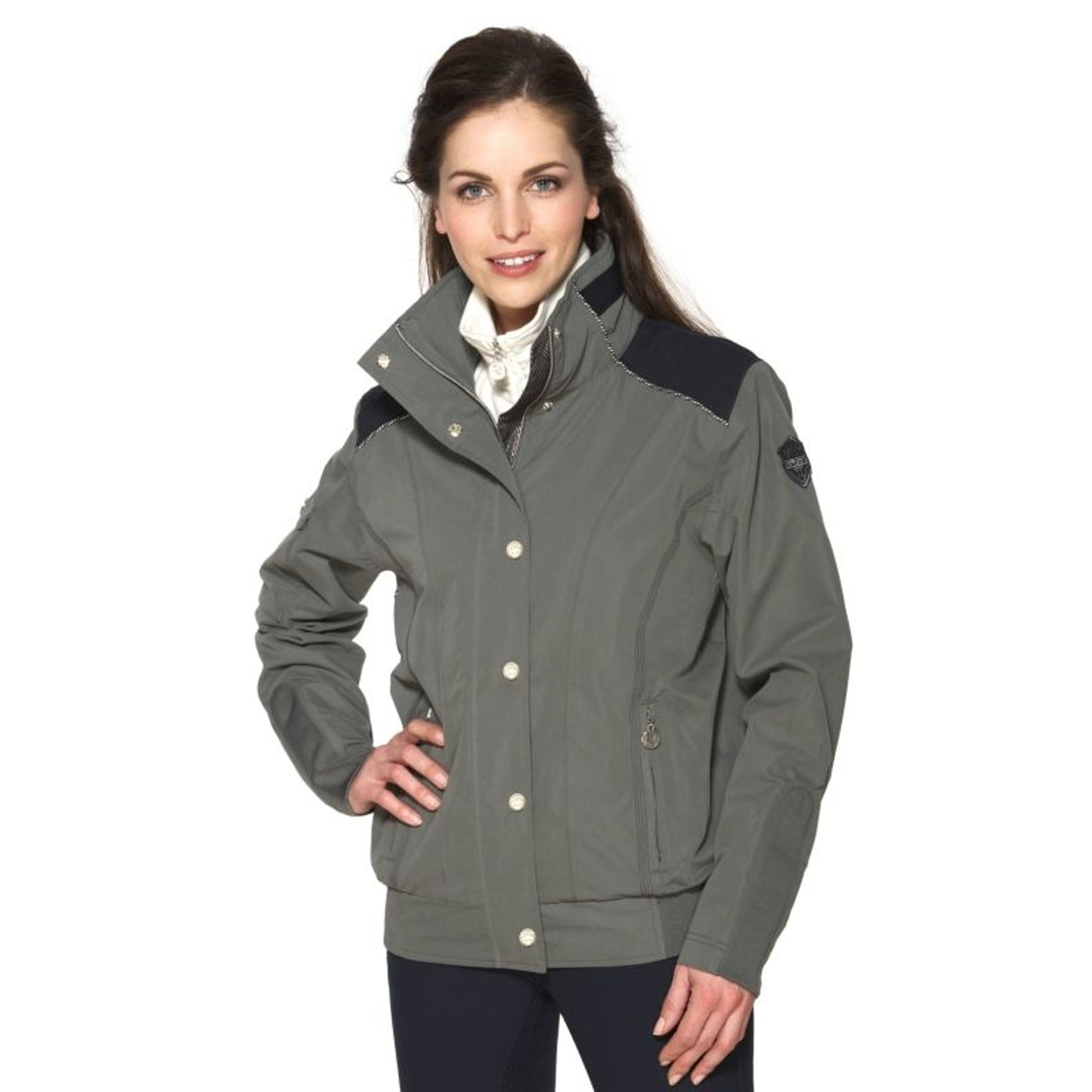 Ladies Baldur Waterproof Bomber Jacket Large Ink