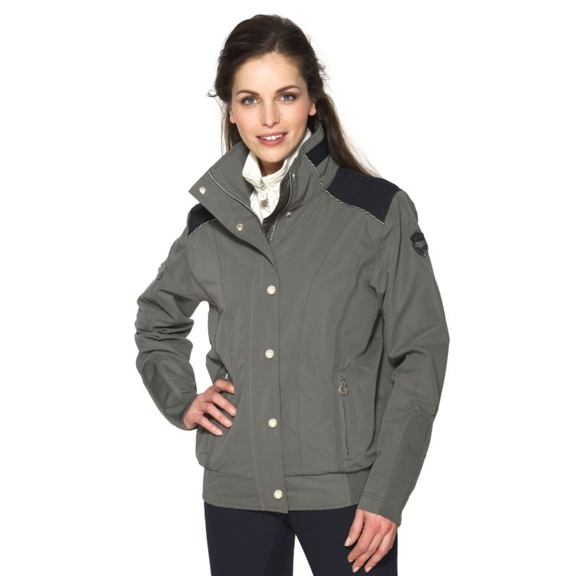 Ladies Baldur Waterproof Bomber Jacket Large Ink