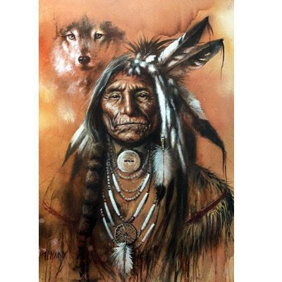 Sally Mitchell Fine Art The Chief and His Spirit