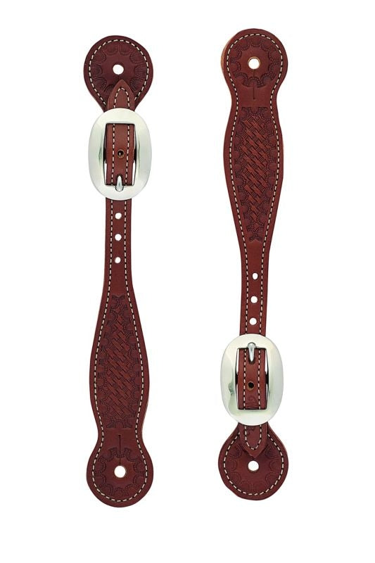 Weaver Basket Skirt Leather Thin Spur Strap