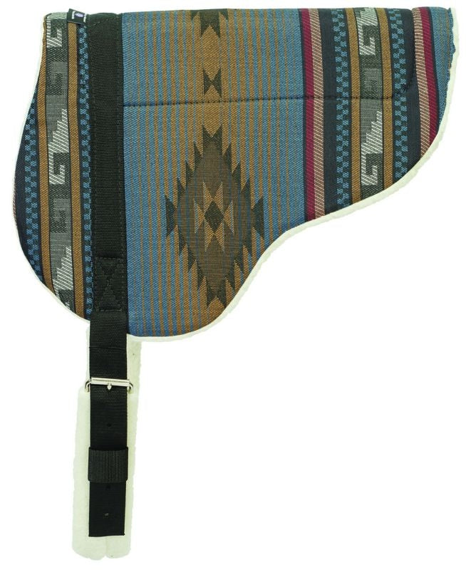 Weaver Herculon Fleece Bareback Pad 21x35 Blue