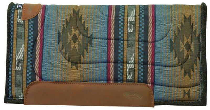 Weaver 32X32 Working Ranch Felt Saddle Pad Blue