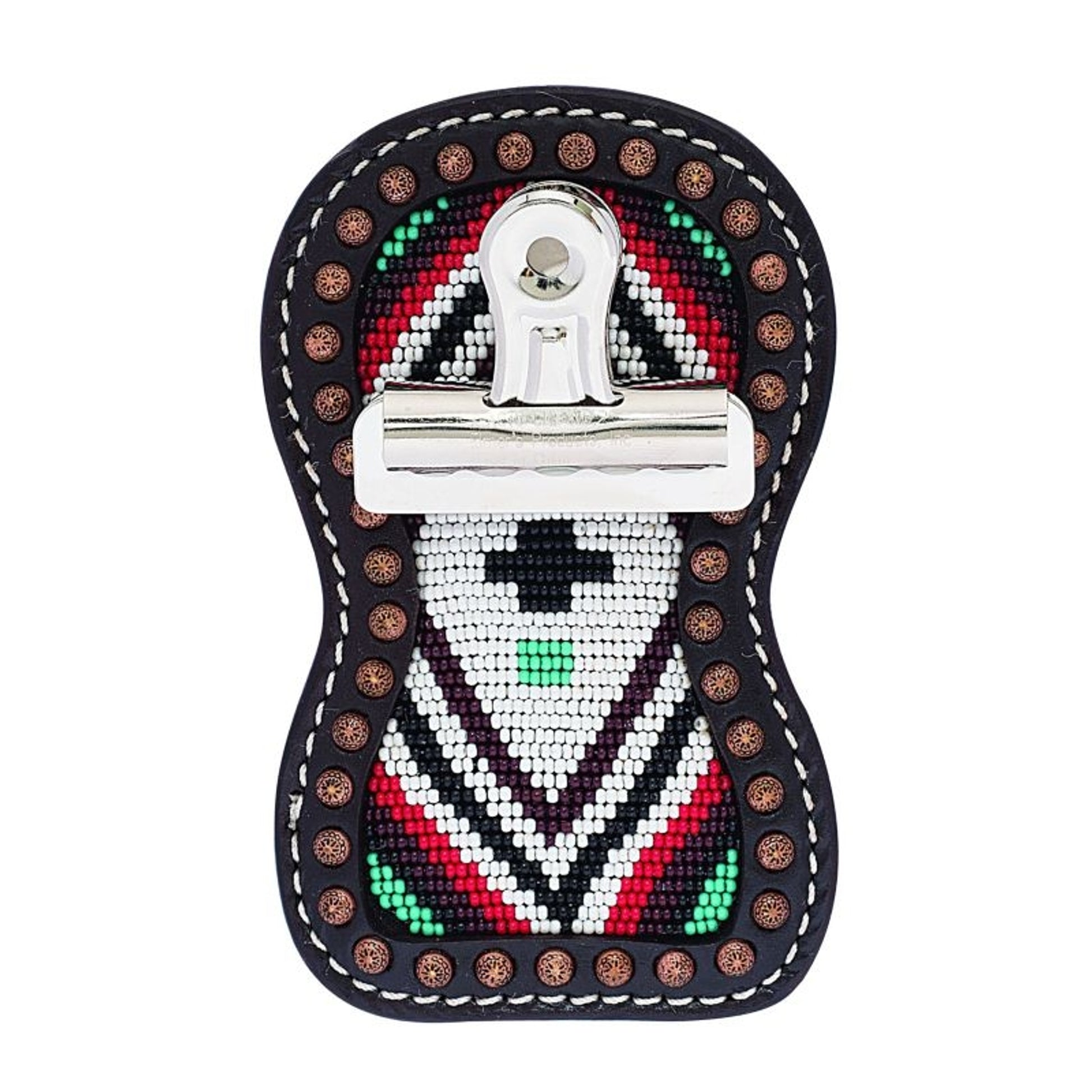 Weaver Diamond Leather Show Number Holder with Clip