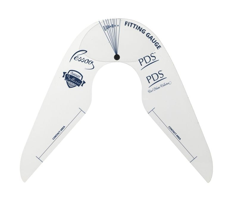 Saddle Gullet Gauge Clear