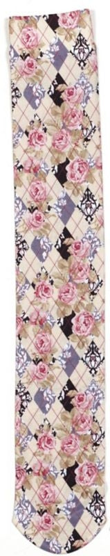 Ovation Ladies Zocks Boot Socks 9-11 Beige Horses