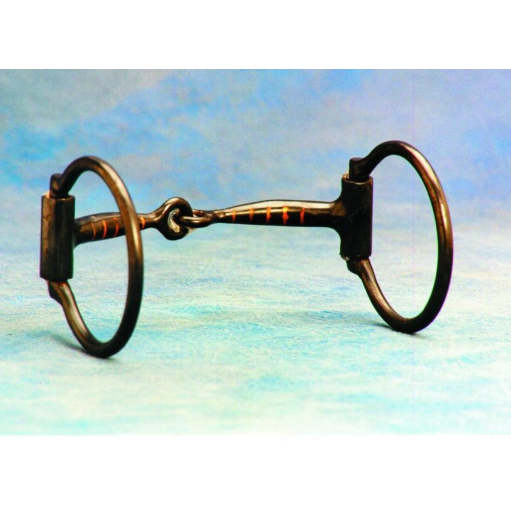 Colorado Saddle Black Steel Copper Snaffle Bit 5