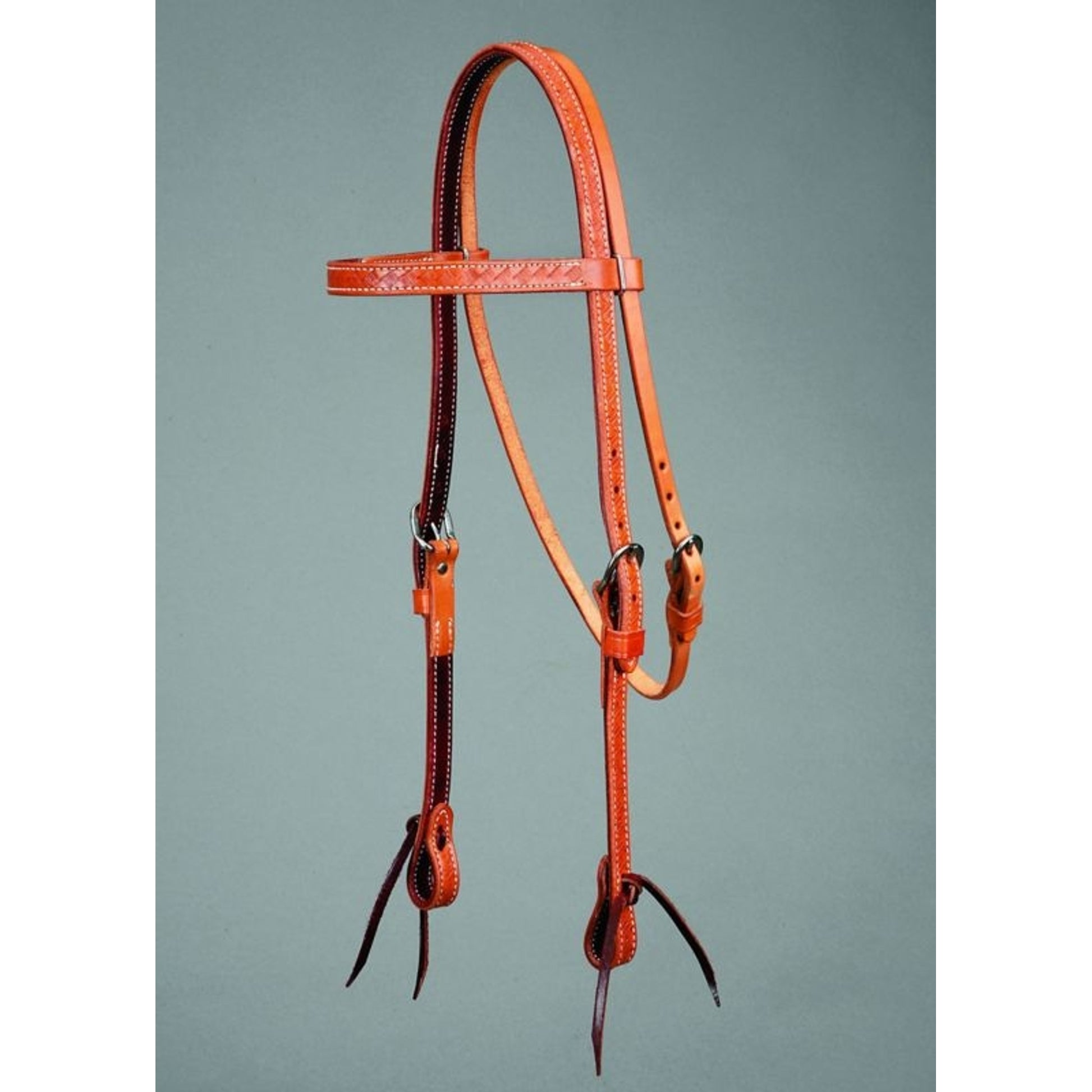 Colorado Gold Basket Stamp Browband Headstall 3/4