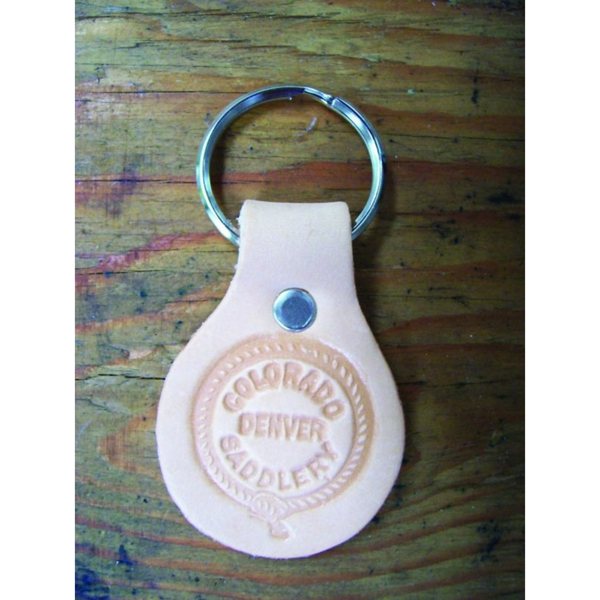 Colorado Saddlery Key ChainBk/Wh
