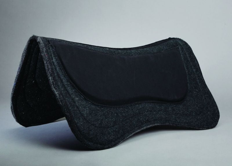 Colorado Saddlery Contour Saddle Pad Bar Pads Blk