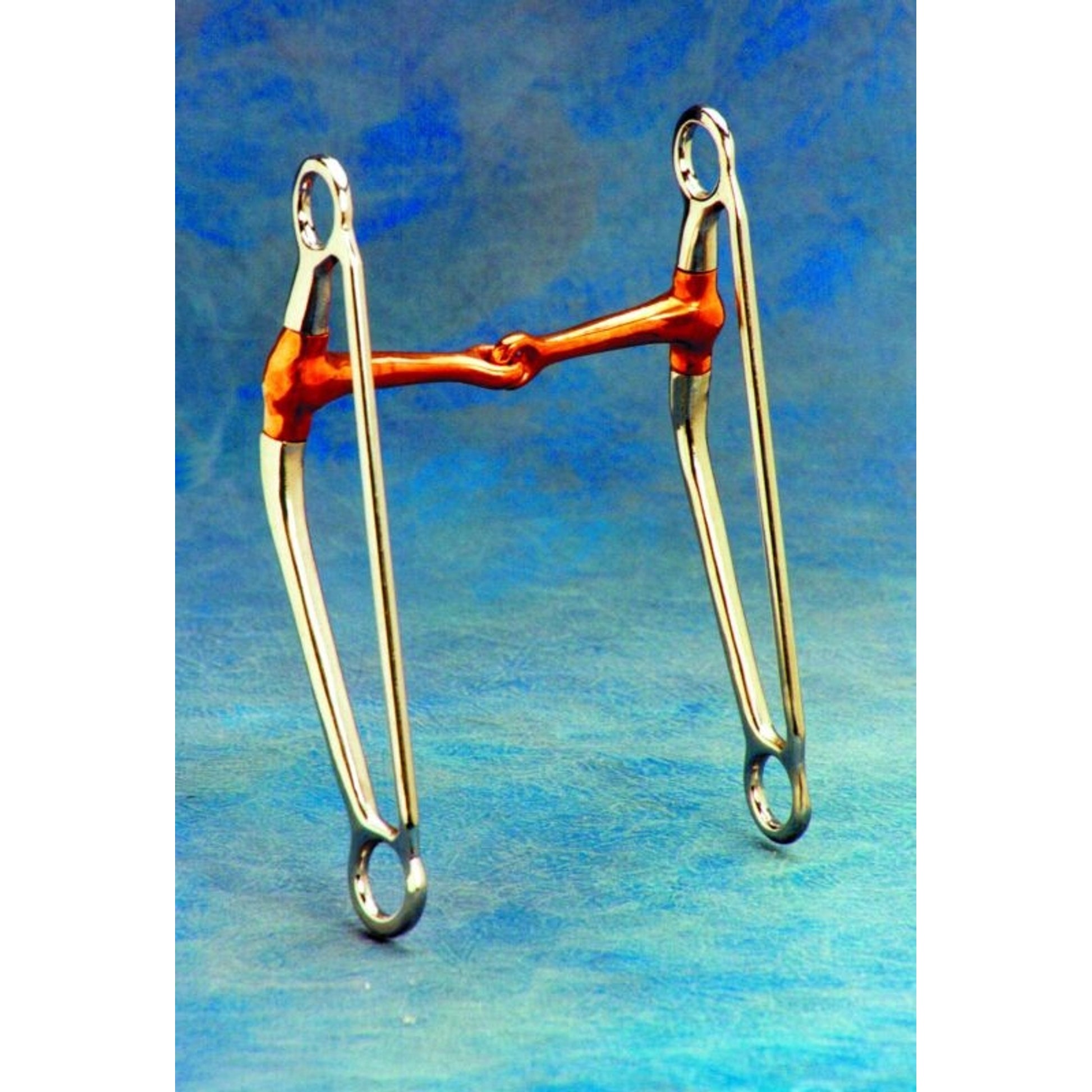 Extra Long Shank Copper Mouth Snaffle Bit 5