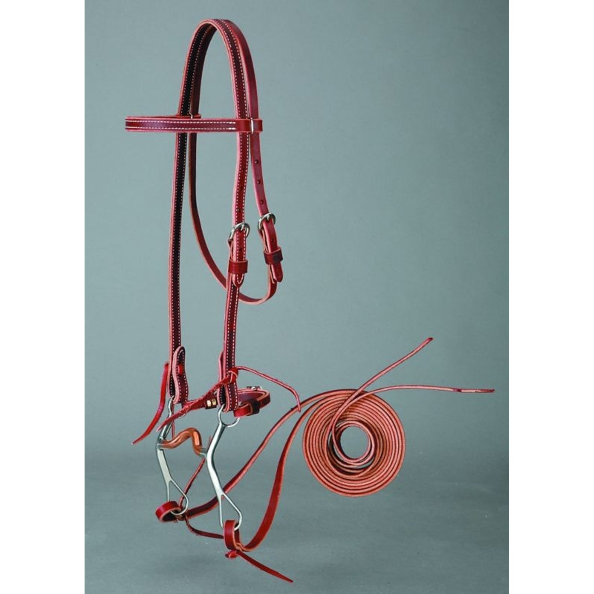 Colorado Latigo Browband Bridle Set with Curb Bit