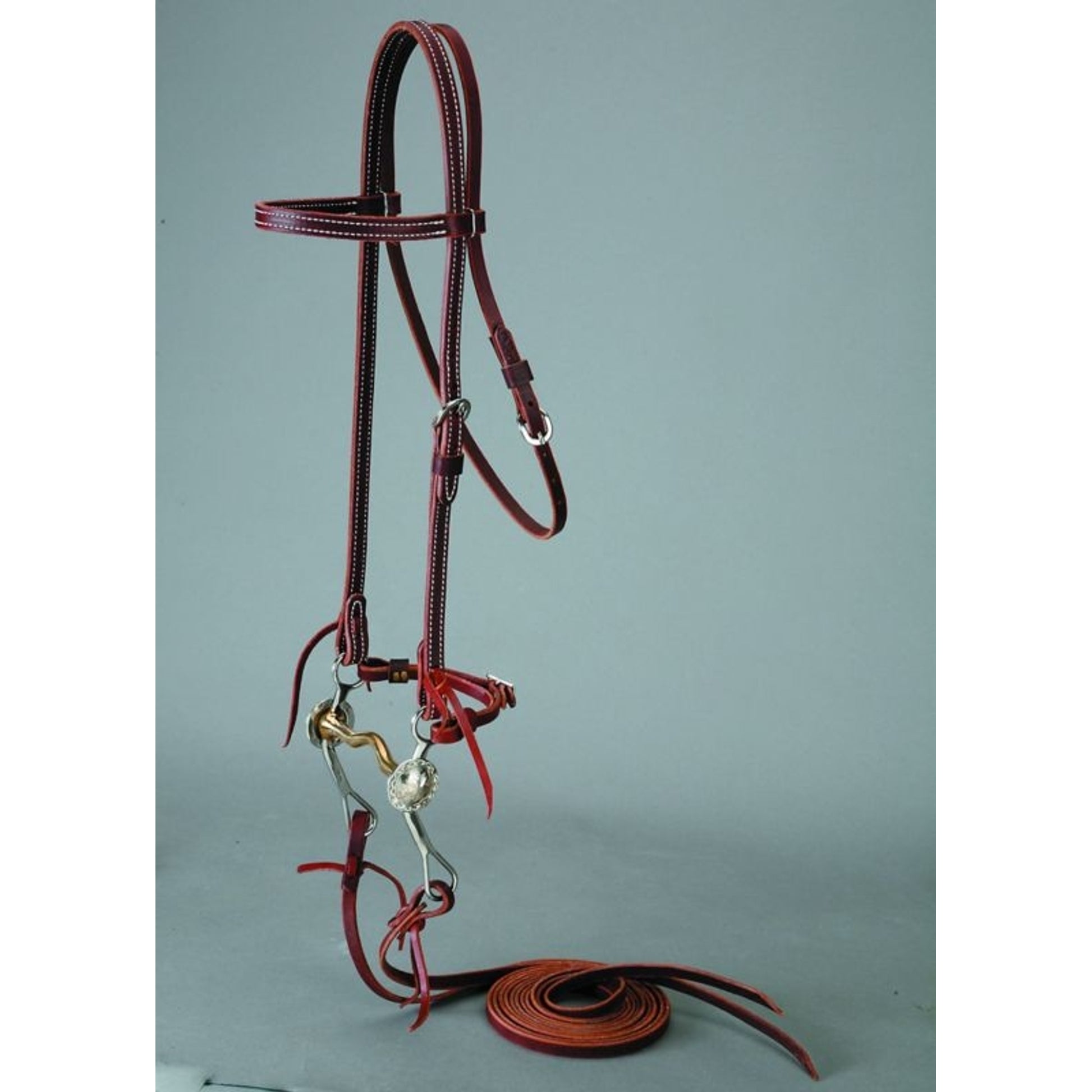 Colorado Latigo Browband Bridle Set with Curb Bit