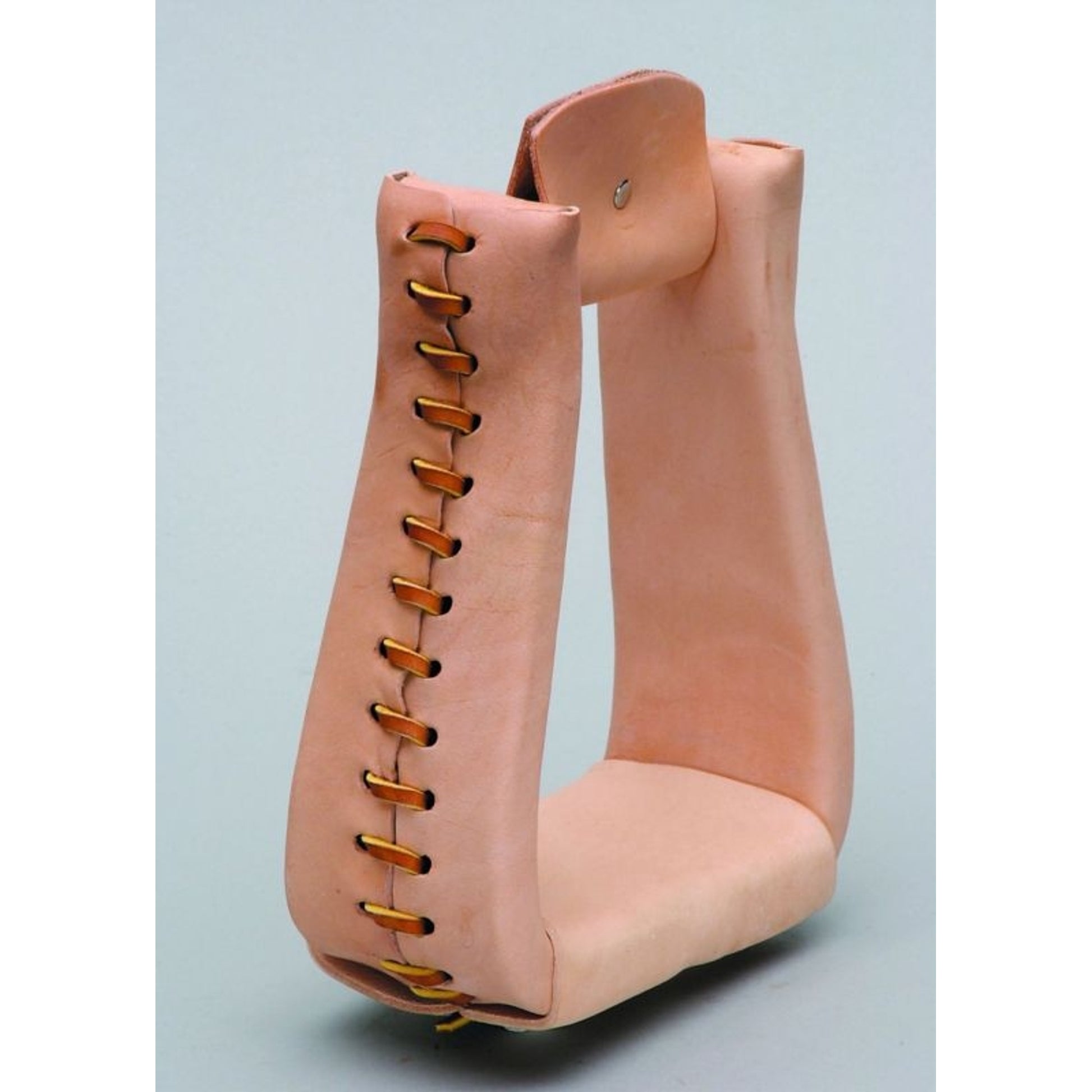 Colorado Saddlery Leather Roper Stirrups 3 Brn