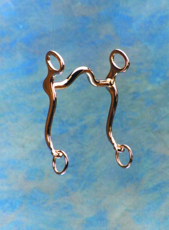 Colorado Saddlery Low Port Pony Curb Bit 4 Brn