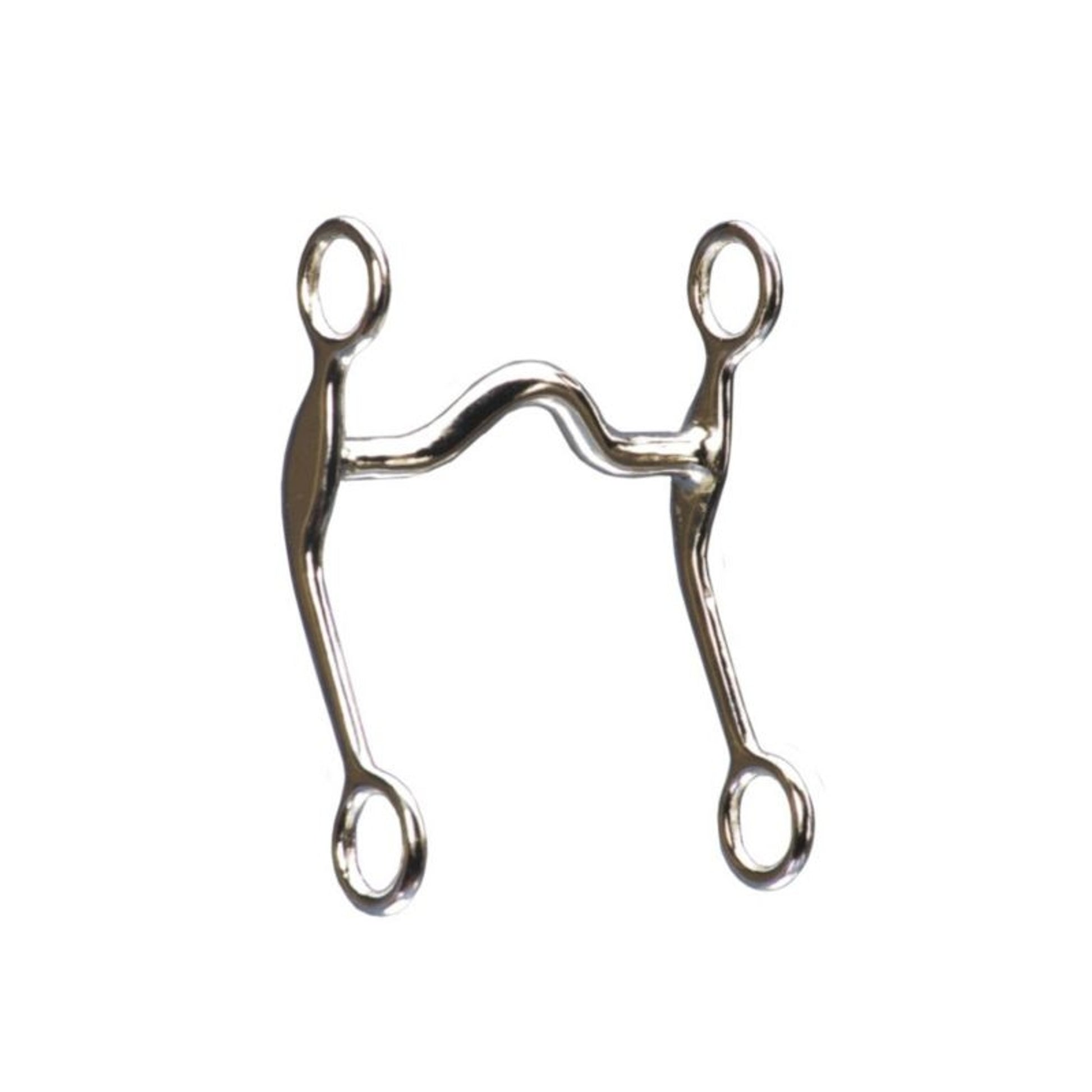 NickelPlated Quarter Horse Medium Port Curb Bit 5