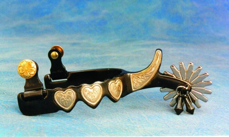 Colorado Saddlery Romero Heart Spurs Brn