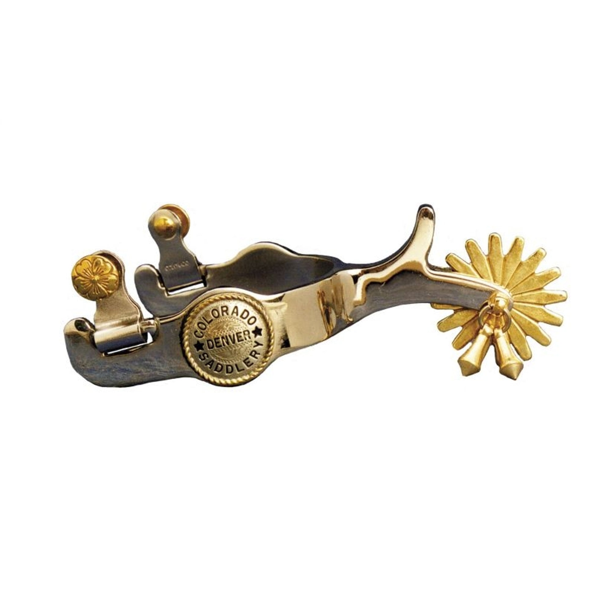 Colorado Saddlery San Juan Logo Spurs Brn