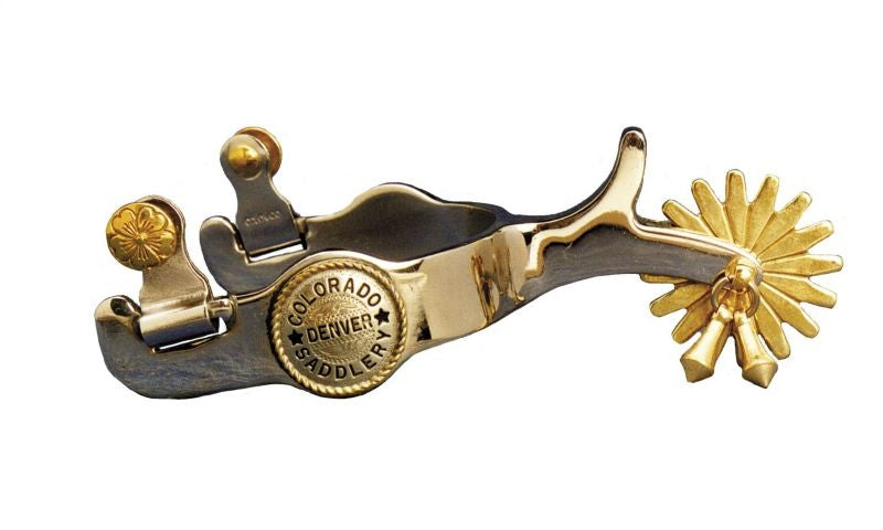 Colorado Saddlery San Juan Logo Spurs Brn