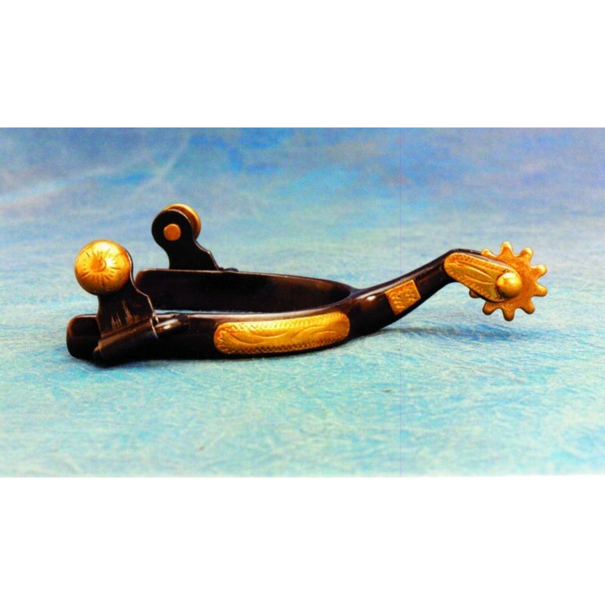 Colorado Saddlery Wild Rose Spurs Brn