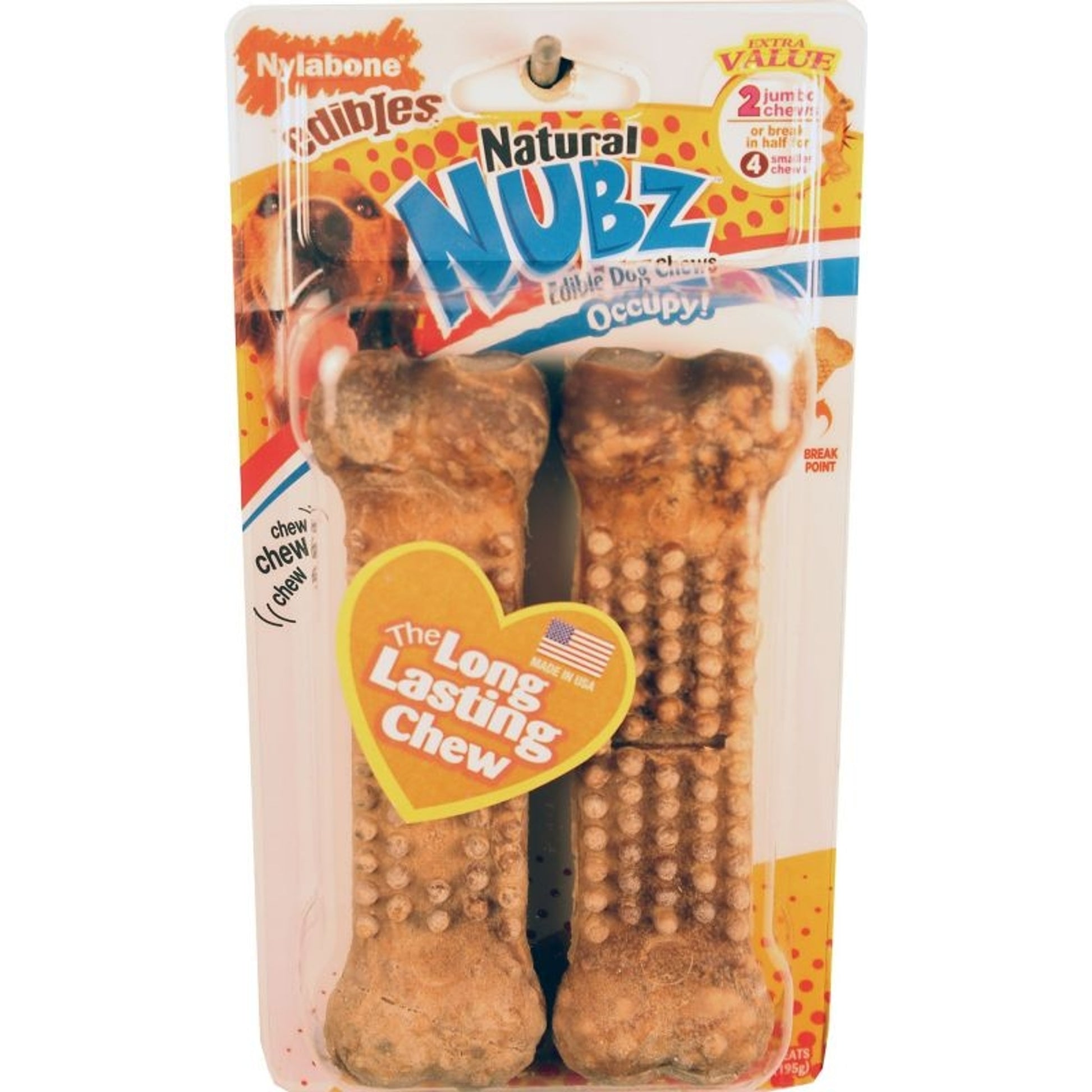 Nylabone Nubz Chicken Flavor SM 4 count