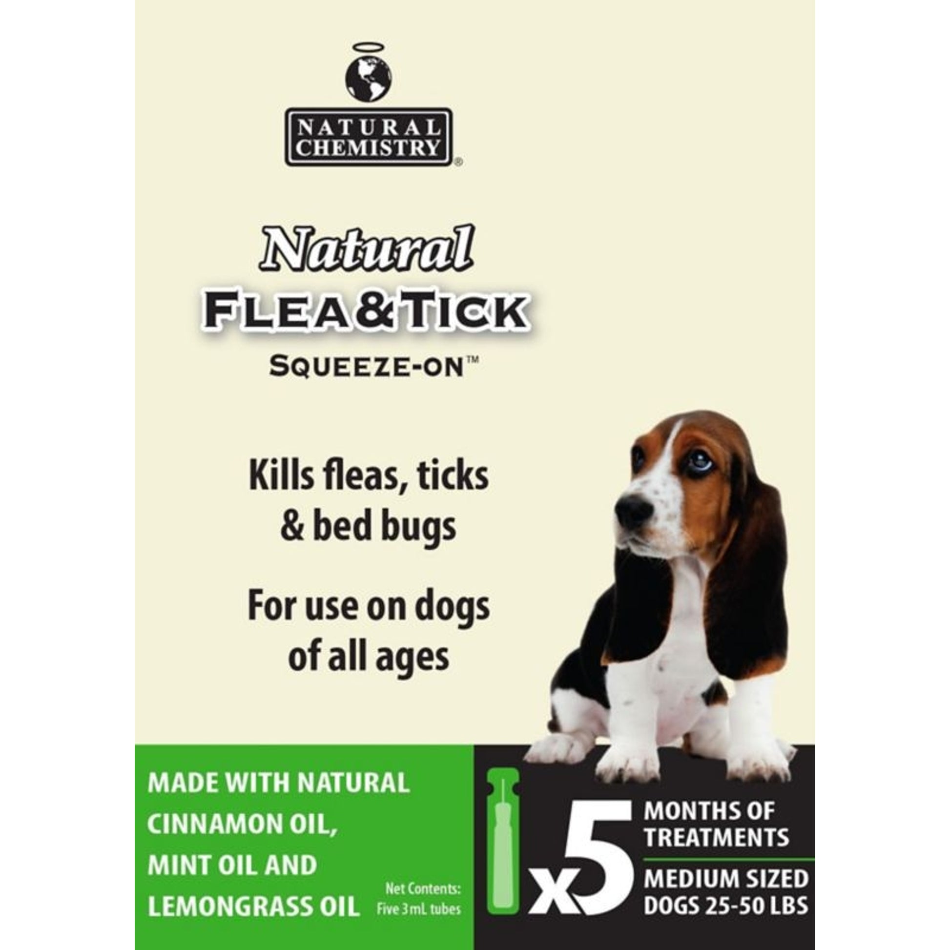 Nat Flea / Tick Squeeze On For Md Dogs 25-50lb