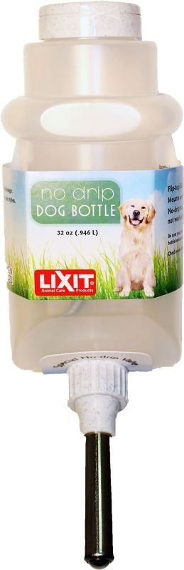 Lixit Flip Top No Drip Dog Water Bottle 16oz