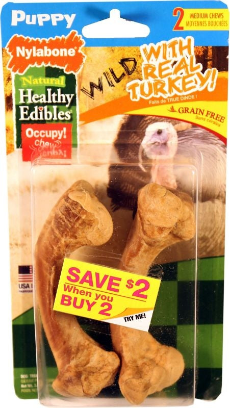 Nylabone Healthy Edibles Wild Puppy LG Turkey