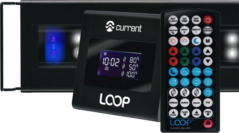 Current Usa Orbit Marine Ic Led Light Black