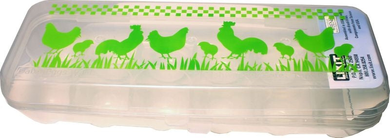 Lixit Plastic Egg Carton Clear